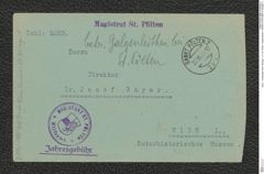 Seite 1, Eingelegter Brief, Beilage 1 zu "St. Pölten | Galgenleithen" (NHMW-PRAE-BBB-47-Beilage-1)